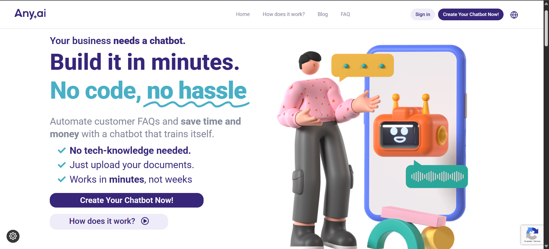 Screenshot of project